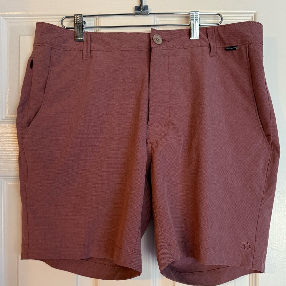 7 Diamond Zuma Stretch Nylon Shorts